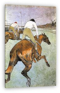 Henri de Toulouse Lautrec: Zsokék versenyben (vászonkép)