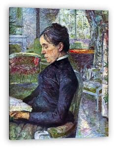 Henri de Toulouse Lautrec: A grófné portréja (vászonkép)