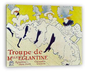 Henri de Toulouse Lautrec: Troupe de Mille Églantine, 1895 (vászonkép)