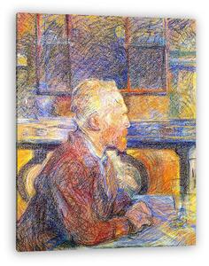 Henri de Toulouse Lautrec: Van Gogh portréja (vászonkép)