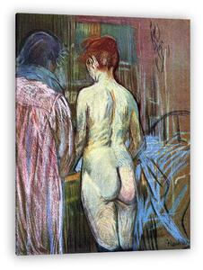 Henri de Toulouse Lautrec: Két lány hátulról (vászonkép)