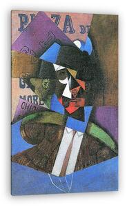 Juan Gris: Torero portré (vászonkép)