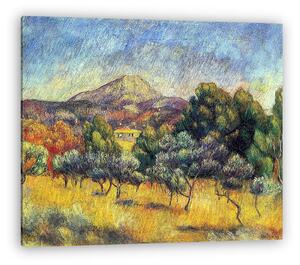 Pierre Auguste Renoir: A Sainte- Victoire hegy (vászonkép)