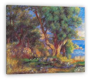Pierre Auguste Renoir: Menton-i tájkép (vászonkép)