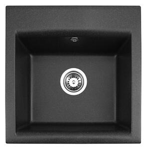 ALVEUS ALVEUS 1149113 - Mosogató GEM 50x50 cm gránit/fekete AV0066