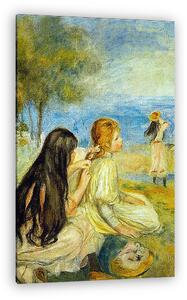 Pierre Auguste Renoir: Lányok a tengerparton (vászonkép)