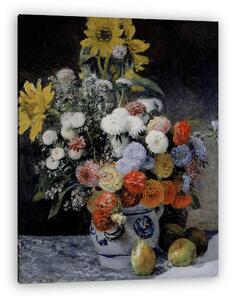 Pierre Auguste Renoir: Virágok a vázában (vászonkép)