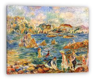 Pierre Auguste Renoir: Guernesey strandján (vászonkép)