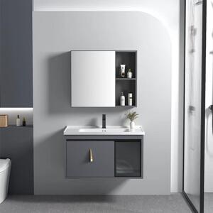 Fürdőszobabútor szett mosdóval Paris 60cm Grey