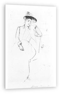 Mary Cassatt: Céleste a parkban (vászonkép)