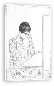 Mary Cassatt: A levél 2 (vászonkép)