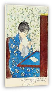 Mary Cassatt: A levél (vászonkép)