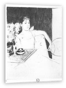 Mary Cassatt: Teázás (vászonkép)