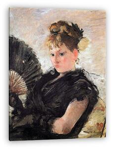 Berthe Morisot: Nő legyezővel (vászonkép)