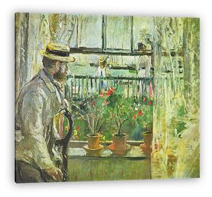 Berthe Morisot: Monet a Wight szigeten (vászonkép)