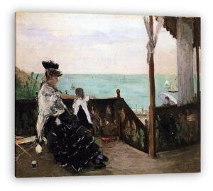 Berthe Morisot: Villa a strandon (vászonkép)