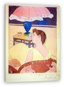 Mary Cassatt: A lámpa (vászonkép)