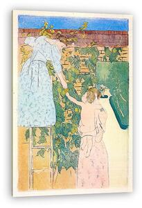 Mary Cassatt: Gyümölcsszedés (vászonkép)