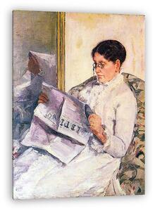 Mary Cassatt: Figaro-t olvasó nő (vászonkép)