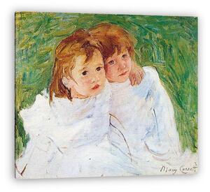 Mary Cassatt: Lánytestvérek (vászonkép)