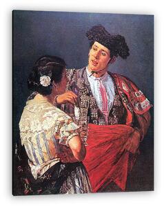 Mary Cassatt: Torero és a lány (vászonkép)