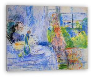 Berthe Morisot: Szobabelső Jersey-ben (vászonkép)