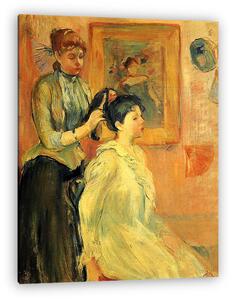 Berthe Morisot: Fodrászkodás (vászonkép)