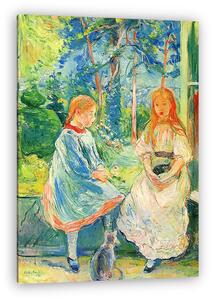 Berthe Morisot: Két lány az ablaknál (vászonkép)