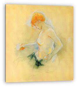 Berthe Morisot: Szárítkozó fiatal nő (vászonkép)
