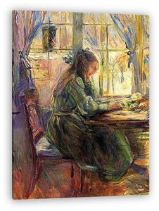 Berthe Morisot: Író fiatal lány (vászonkép)