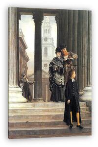 James Tissot: Látogatók Londonban (vászonkép)
