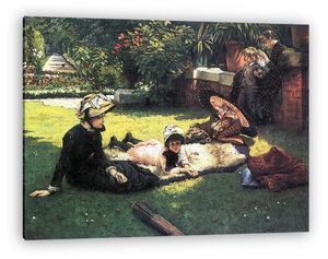 James Tissot: A napon (vászonkép)