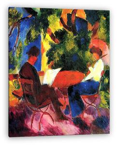 August Macke: Ketten a kertben (vászonkép)