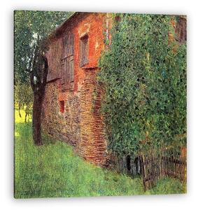 Gustav Klimt: Parasztház Chamber-ben, az Attersee-nél (vászonkép)
