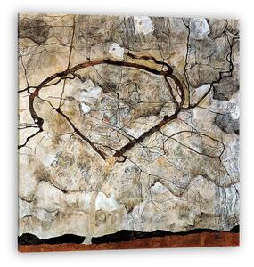 Egon Schiele: Fák az őszi szélben (vászonkép)