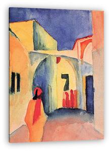 August Macke: Pillantás az utcára (vászonkép)