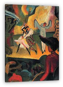 August Macke: Orosz balett (vászonkép)