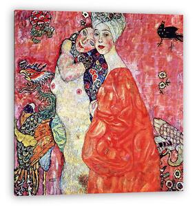 Gustav Klimt: Barátnők (vászonkép)