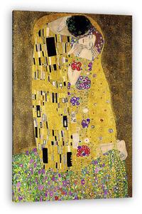 Gustav Klimt: A csók (részlet), 1908 (vászonkép)