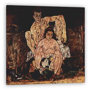 Egon Schiele: Család (vászonkép)