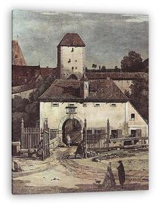 Canaletto: Pirna, délről nézve (részlet) (vászonkép)