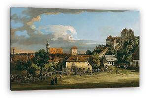 Bernardo Bellotto: Pirna, az Obertor délről nézve (vászonkép)