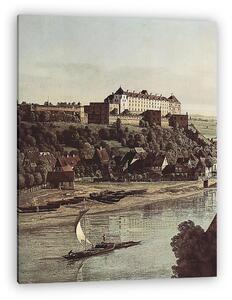Canaletto: Pirna látképe (részlet) (vászonkép)
