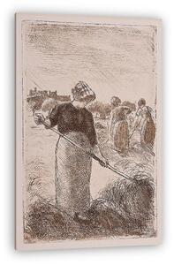 Camille Pissarro: Szénaforgató (vászonkép)