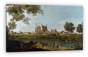 Canaletto: Az Eton-i főiskola (vászonkép)