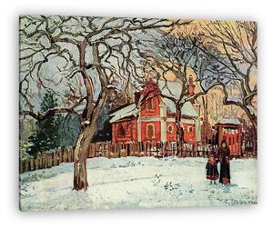 Camille Pissarro: Gesztenyefa Louveciennes-ben (vászonkép)
