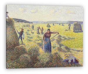 Camille Pissarro: Szénagyűjtés (vászonkép)