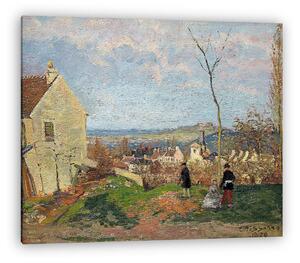 Camille Pissarro: Louveciennes a Mont Valérien-nel a háttérben (vászonkép)