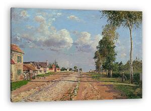 Camille Pissarro: Rocquencourt, Route de Versailles (vászonkép)