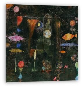 Paul Klee: Halak a patakban (részlet 7.) (vászonkép)